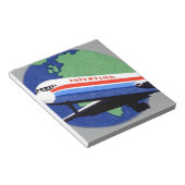 INTERFLUG - Nationale Fluggesellschaft DDR, Ostdeu Notizblock (angewinkelt)