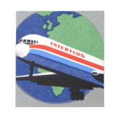INTERFLUG - Nationale Fluggesellschaft DDR, Ostdeu Notizblock (Vorderseite)