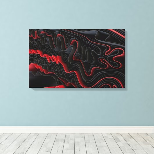 Interfold Leinwanddruck (Insitu (Holzboden))