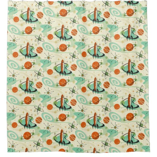 Intergalactic Abstract ©studioxtine Duschvorhang (Vorderseite)