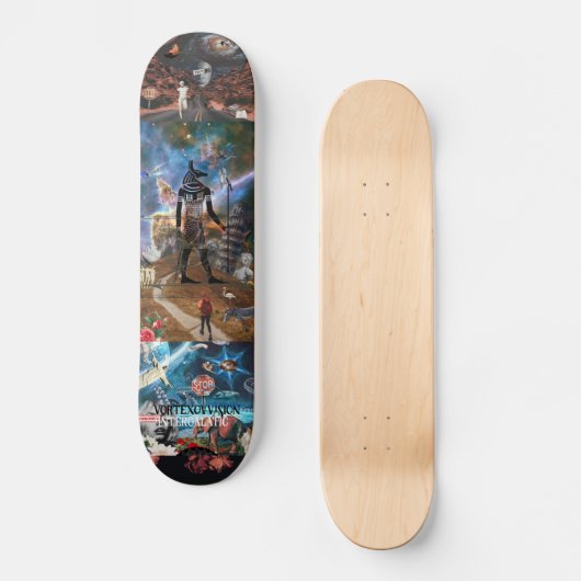 Intergalaktisch/vortexovviv Skateboard (Vorderseite)