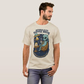 Intergalaktische Kaffeepause T-Shirt (Vorne ganz)