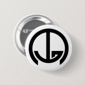 Intergalaktische Post (IGM) - keine Wörter Button (Vorne & Hinten)
