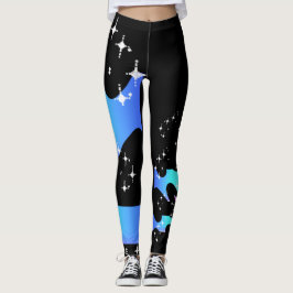 Intergalaktische Welle Leggings