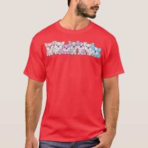 Intergender Flag Pride Lgbtq Hunde Intergender Cor T-Shirt