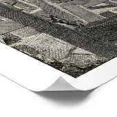 Interieur-Ansicht von John Bunyans Meeting House i Poster (Ecke)