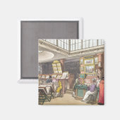 Interieur aus Ackermanns 'Arts-Repository, Lit Magnet (Vorderseite/Rückseite)