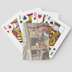 Interieur aus Ackermanns 'Arts-Repository, Lit Spielkarten