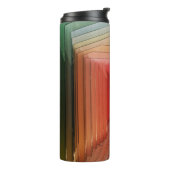 Interieur aus grün und rot gestrichenem Holz Thermosbecher (Nach links gedreht)