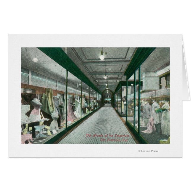 Interieur Blick auf den Arkade des Emporium (Vorderseite (Horizontal))
