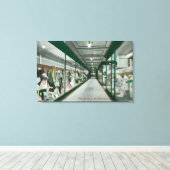 Interieur Blick auf den Arkade des Emporium Leinwanddruck (Insitu (Holzboden))