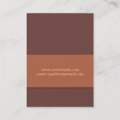 Interieur Business Card Visitenkarte (Rückseite)