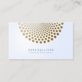 Interieur Decorator Business Card Circle Dots Moti Visitenkarte