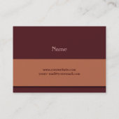 Interieur Decorator Business Card Visitenkarte (Rückseite)