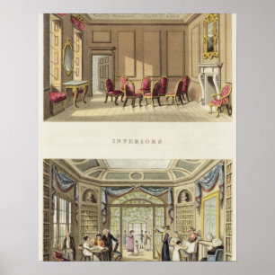 Interieur: Der alte Zedernsaal und das moderne Li Poster