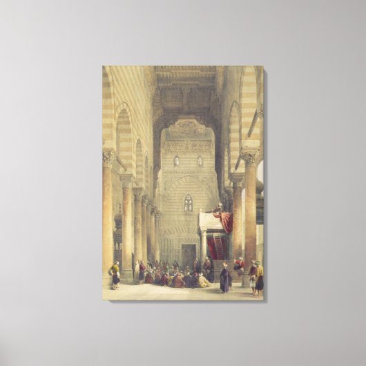 Interieur der Moschee des Maschials, Kairo, für Leinwanddruck (Vorderseite)