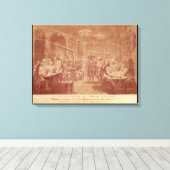 Interieur des Cafés Manouri, c.1775 Leinwanddruck (Insitu (Holzboden))