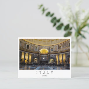 Interieur des Pantheons, Rom, Italien Postkarte