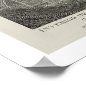 Interieur des Spättheaters Royal, Drury Lane, in Poster (Ecke)