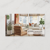 Interieur Design Custom Foto Modernes Design Visitenkarte (Vorderseite)