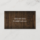 Interieur Design Visitenkarte (Rückseite)