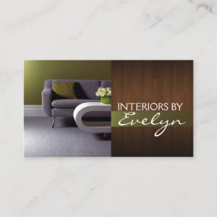 Interieur Designer Business Card Visitenkarte