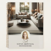 Interieur Designer Custom Monogram Beruflich Planer (Vorderseite)