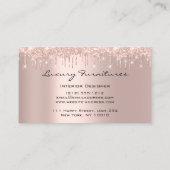 Interieur Designer Einzigartige Möbel Rose Sofa Pi Visitenkarte (Rückseite)