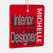 Interieur Designer Extraordinaire CUSTOM Keramikornament (Rechts)