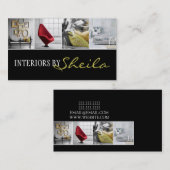 Interieur Designer Möbelgeschäft Visitenkarte (Vorne/Hinten)