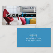 Interieur Designer Möbelgeschäft Visitenkarte (Vorne/Hinten)