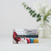 Interieur Designer Möbelgeschäft Visitenkarte (Stehend Vorderseite)