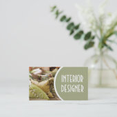 Interieur Designer Möbelgeschäft Visitenkarte (Stehend Vorderseite)