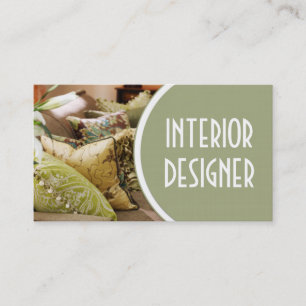 Interieur Designer Möbelgeschäft Visitenkarte
