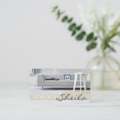 Interieur Designer Möbelgeschäft Visitenkarte (Stehend Vorderseite)