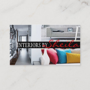 Interieur Designer Möbelgeschäft Visitenkarte