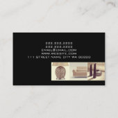 Interieur Designer Möbelgeschäft Visitenkarte (Rückseite)