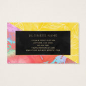 Interieur Designer Tropical Colors Business Cards (Rückseite)