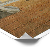 Interieur einer Moschee, Jean-Leon Gerome von 1870 Poster (Ecke)