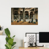 Interieur einer Moschee, Jean-Leon Gerome von 1870 Poster (Heimbüro)