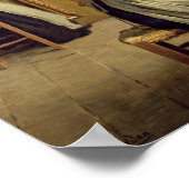 Interieur einer Werkstatt für Rahmen Poster (Ecke)