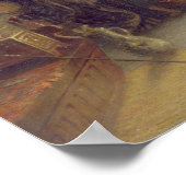 Interieur eines orientalischen Cafés Poster (Ecke)