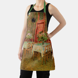 Interieur eines Restaurants von Vincent van Gogh Schürze