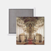 Interieur, entworfen von Balthasar Neumann 1734-54 Magnet (Vorderseite/Rückseite)