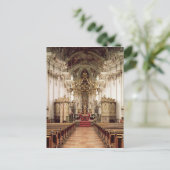 Interieur, entworfen von Balthasar Neumann 1734-54 Postkarte (Stehend Vorderseite)