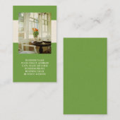 Interieur oder inszenieren von Visitenkarten Visitenkarte (Vorne/Hinten)