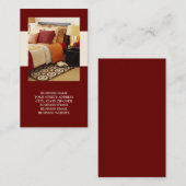 Interieur oder inszenieren von Visitenkarten Visitenkarte (Vorne/Hinten)