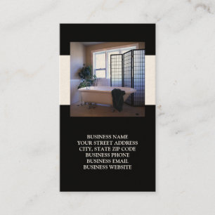 Interieur oder inszenieren von Visitenkarten Visitenkarte