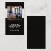 Interieur oder inszenieren von Visitenkarten Visitenkarte (Vorne/Hinten)