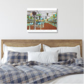 Interieur View of Deep Sea Aquarium Leinwanddruck (Insitu (Schlafzimmer))